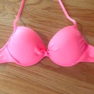 XHILITATION HOT PINK PUSH UP BIKINI TOP (Medium)